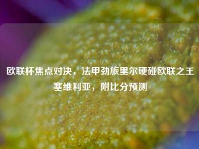欧联杯焦点对决，法甲劲旅里尔硬碰欧联之王塞维利亚，附比分预测