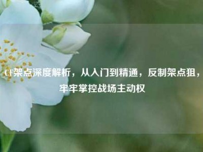 CF架点深度解析，从入门到精通，反制架点狙，牢牢掌控战场主动权