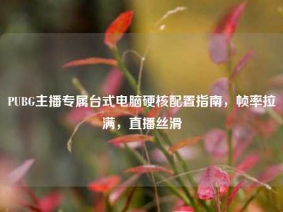 PUBG主播专属台式电脑硬核配置指南，帧率拉满，直播丝滑