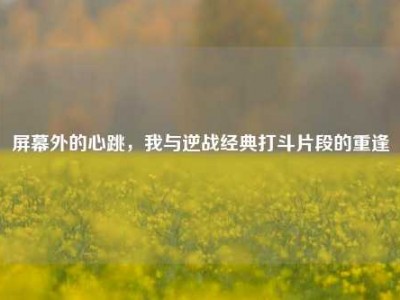 屏幕外的心跳，我与逆战经典打斗片段的重逢