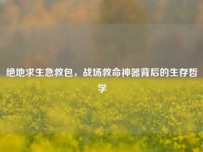 绝地求生急救包，战场救命神器背后的生存哲学