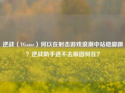 逆战（TGame）何以在射击游戏浪潮中站稳脚跟？逆战助手进不去原因何在？