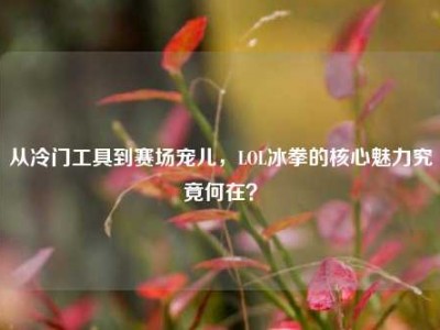 从冷门工具到赛场宠儿，LOL冰拳的核心魅力究竟何在？