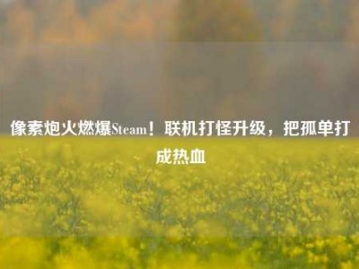 像素炮火燃爆Steam！联机打怪升级，把孤单打成热血