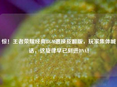 惊！王者荣耀经典BGM遭换皮翻版，玩家集体喊话，这旋律早已刻进DNA！