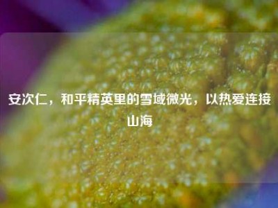 安次仁，和平精英里的雪域微光，以热爱连接山海
