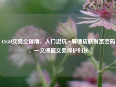 CSGO交易全指南，入门避坑+解锁皮肤财富密码，一文搞懂交易保护时长