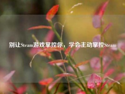 别让Steam游戏掌控你，学会主动掌控Steam