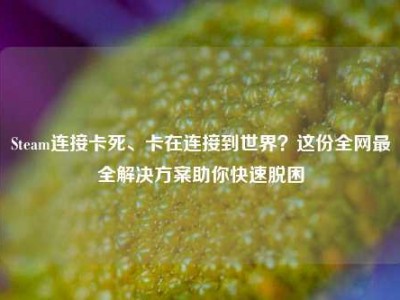 Steam连接卡死、卡在连接到世界？这份全网最全解决方案助你快速脱困