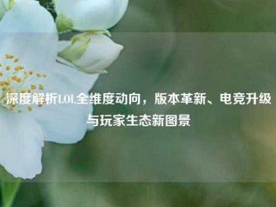 深度解析LOL全维度动向，版本革新、电竞升级与玩家生态新图景