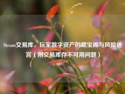 Steam交易库，玩家数字资产的藏宝阁与风险迷宫（附交易库存不可用问题）