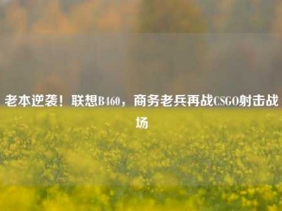 老本逆袭！联想B460，商务老兵再战CSGO射击战场