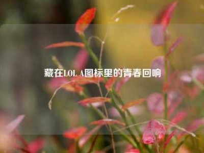 藏在LOL A图标里的青春回响