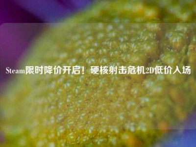Steam限时降价开启！硬核射击危机2D低价入场