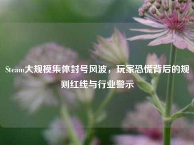 Steam大规模集体封号风波，玩家恐慌背后的规则红线与行业警示