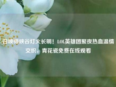 召唤师峡谷灯火长明！LOL英雄团聚夜热血温情交织，青花瓷免费在线观看
