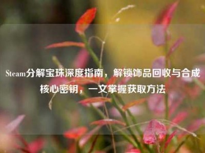 Steam分解宝珠深度指南，解锁饰品回收与合成核心密钥，一文掌握获取方法