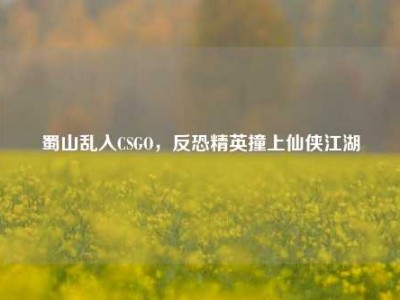 蜀山乱入CSGO，反恐精英撞上仙侠江湖