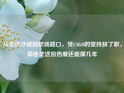 从炙热沙城到职场路口，凭CSGO的坚持辞了职，却迷茫这份热爱还能撑几年