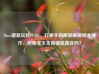 Xbox键鼠玩转PUBG，打破手柄限制解锁精准操作，绝地求生支持键鼠直连吗？