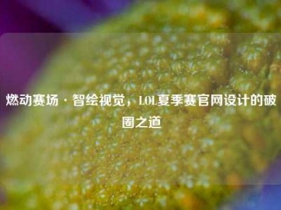 燃动赛场·智绘视觉，LOL夏季赛官网设计的破圈之道