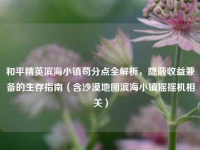 和平精英滨海小镇苟分点全解析，隐蔽收益兼备的生存指南（含沙漠地图滨海小镇摇摇机相关）