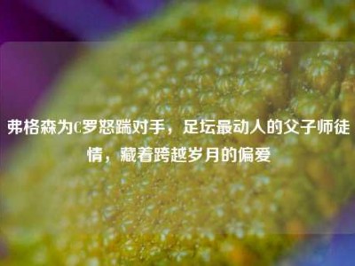 弗格森为C罗怒踹对手，足坛最动人的父子师徒情，藏着跨越岁月的偏爱