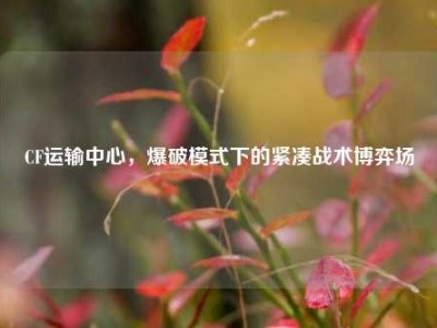 CF运输中心，爆破模式下的紧凑战术博弈场