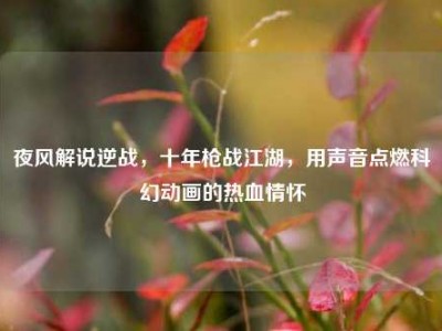 夜风解说逆战，十年枪战江湖，用声音点燃科幻动画的热血情怀