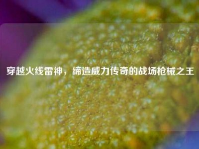 穿越火线雷神，缔造威力传奇的战场枪械之王