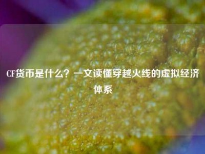 CF货币是什么？一文读懂穿越火线的虚拟经济体系