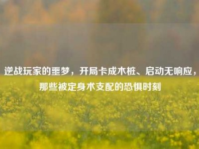 逆战玩家的噩梦，开局卡成木桩、启动无响应，那些被定身术支配的恐惧时刻