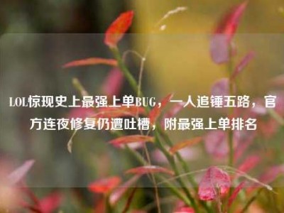 LOL惊现史上最强上单BUG，一人追锤五路，官方连夜修复仍遭吐槽，附最强上单排名