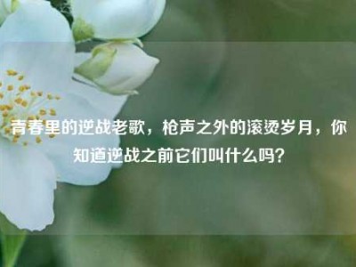 青春里的逆战老歌，枪声之外的滚烫岁月，你知道逆战之前它们叫什么吗？