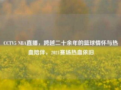 CCTV5 NBA直播，跨越二十余年的篮球情怀与热血陪伴，2021赛场热血依旧