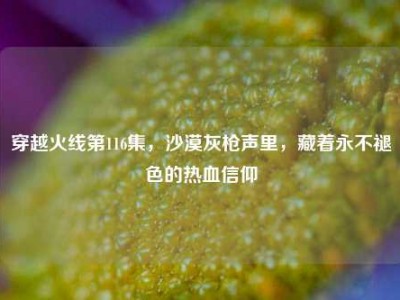穿越火线第116集，沙漠灰枪声里，藏着永不褪色的热血信仰