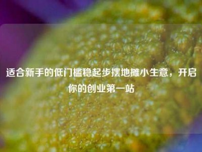 适合新手的低门槛稳起步摆地摊小生意，开启你的创业第一站