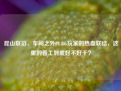 昆山联滔，车间之外PUBG玩家的热血联结，这里的普工到底好不好干？