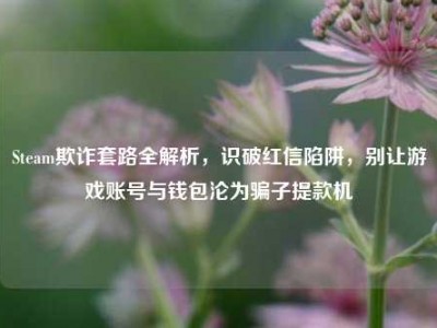 Steam欺诈套路全解析，识破红信陷阱，别让游戏账号与钱包沦为骗子提款机