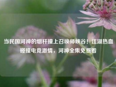 当民国河神的烟杆撞上召唤师峡谷！江湖热血碰撞电竞激情，河神全集免费看