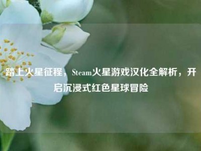 踏上火星征程，Steam火星游戏汉化全解析，开启沉浸式红色星球冒险
