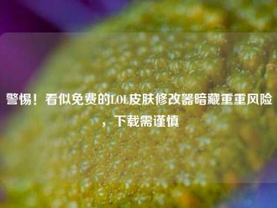 警惕！看似免费的LOL皮肤修改器暗藏重重风险，下载需谨慎