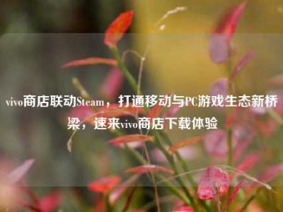 vivo商店联动Steam，打通移动与PC游戏生态新桥梁，速来vivo商店下载体验
