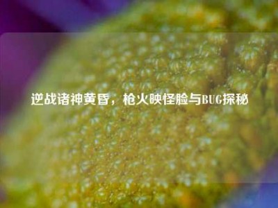 逆战诸神黄昏，枪火映怪脸与BUG探秘