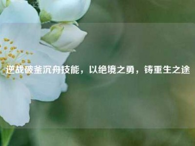 逆战破釜沉舟技能，以绝境之勇，铸重生之途
