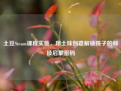 土豆Steam课程实施，用土味创意解锁孩子的科技启蒙密码