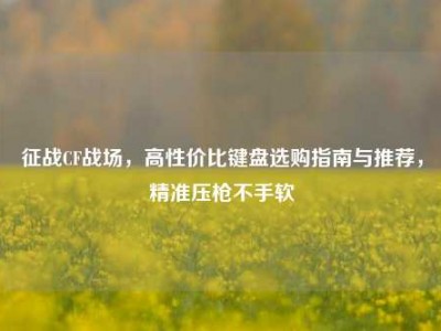征战CF战场，高性价比键盘选购指南与推荐，精准压枪不手软