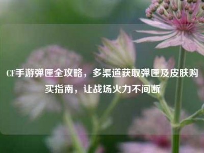 CF手游弹匣全攻略，多渠道获取弹匣及皮肤购买指南，让战场火力不间断
