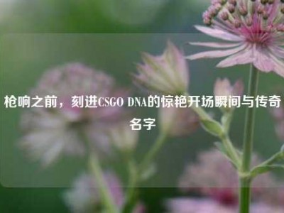 枪响之前，刻进CSGO DNA的惊艳开场瞬间与传奇名字
