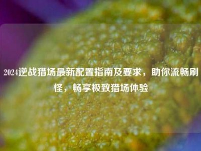 2024逆战猎场最新配置指南及要求，助你流畅刷怪，畅享极致猎场体验